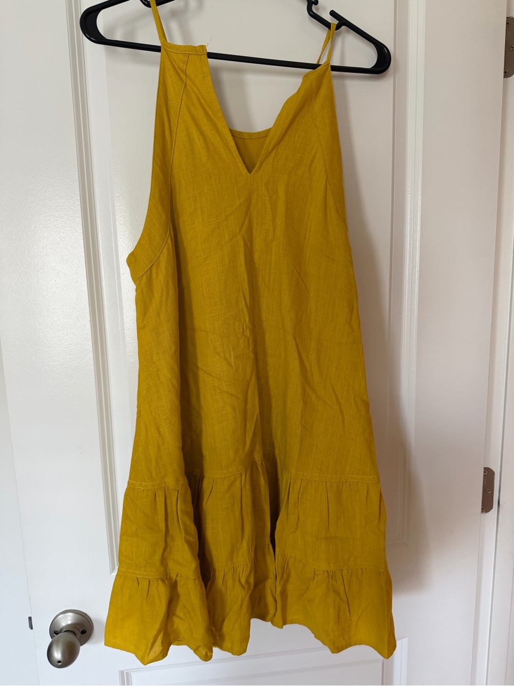 Yellow Ruffle Hem Sundress - Picture 5 of 5